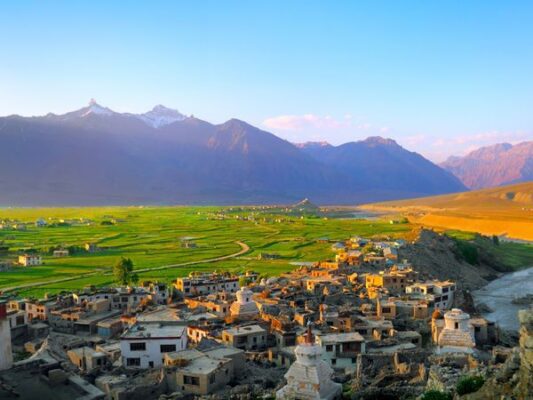 Zanskar Padum City in Zanskar valley
