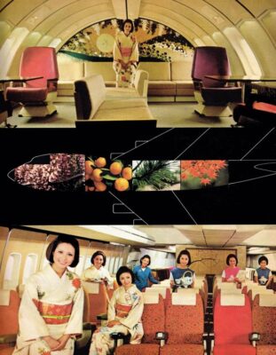 Reclaim,Pan Am Economy Class,1960s airline experience,In-flight dining,First Class amenities