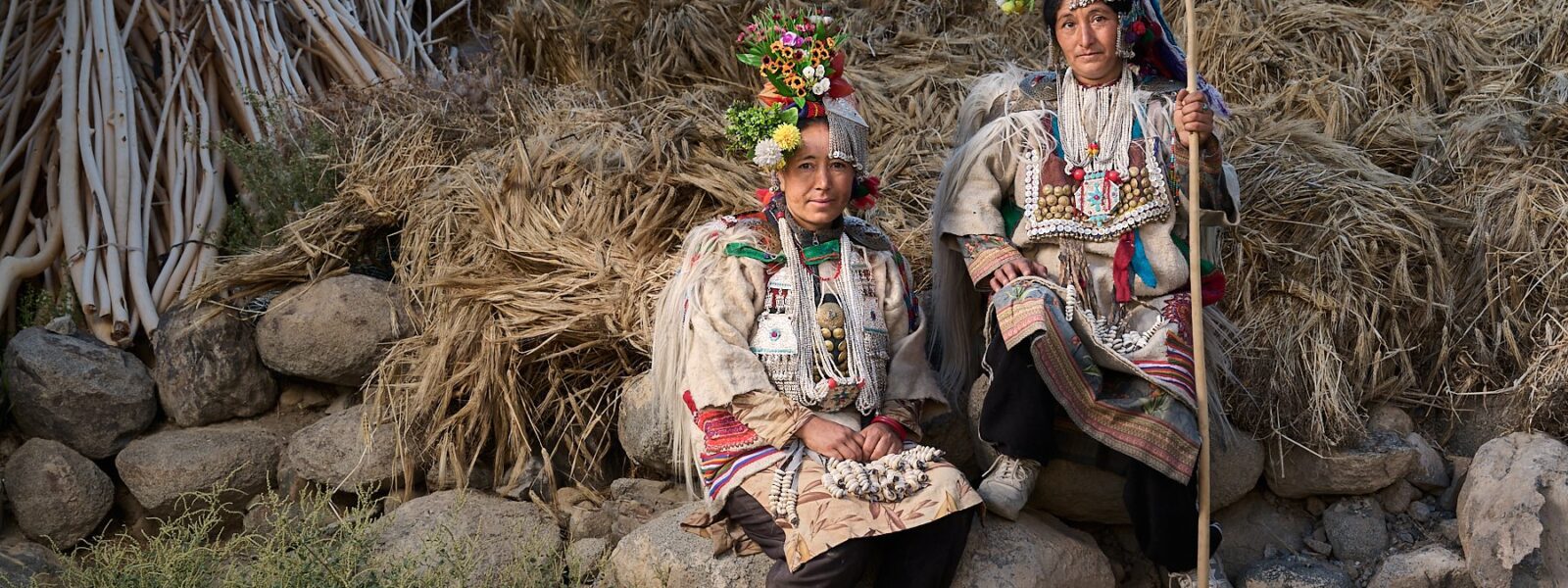 Traditional Brogpa tribe festival in Dah village, Ladakh