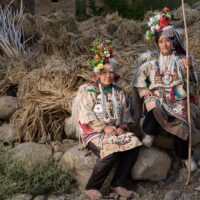 Traditional Brogpa tribe festival in Dah village, Ladakh