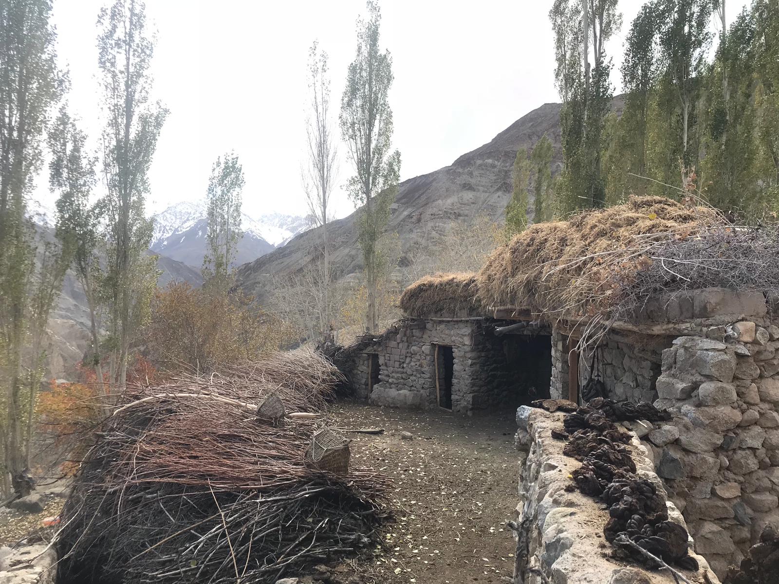 Ladakh compost manure courtyard