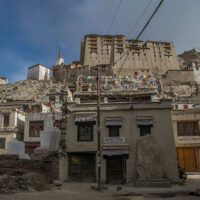 Ladakh old town lane morning